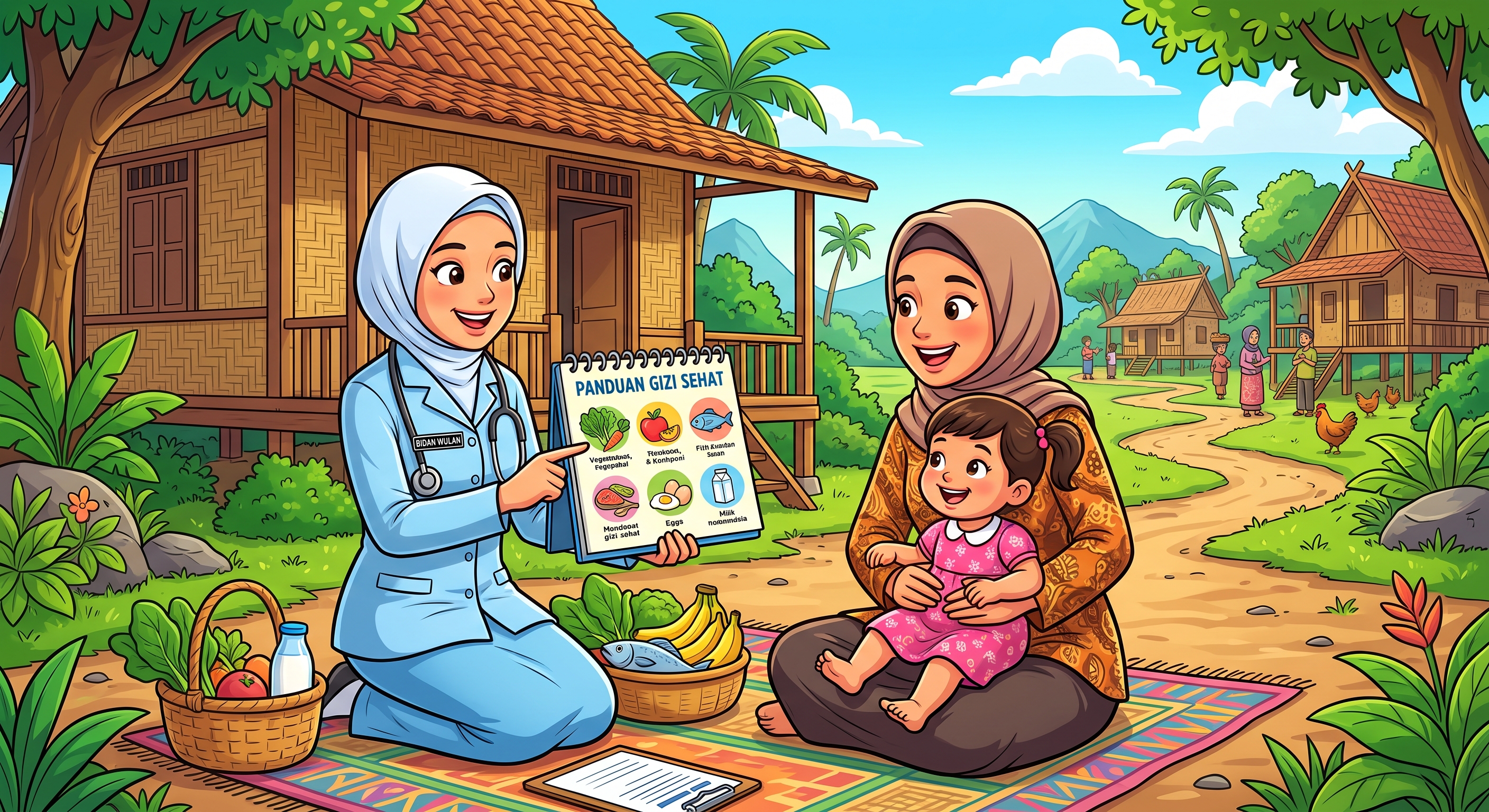 Evaluasi Peran Asuhan Kebidanan Komunitas dalam Deteksi Dini dan Edukasi Gizi Mencegah Stunting pada Balita di Daerah Pedesaan